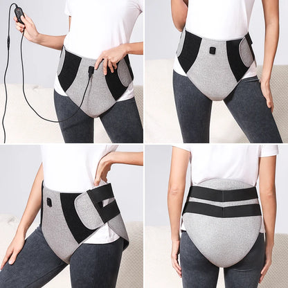 Red Light Winter Heated Thermal Underwear Men Women Electric Heating Winter Anti-Cold Thermal Underwear Heating Triangle Pants